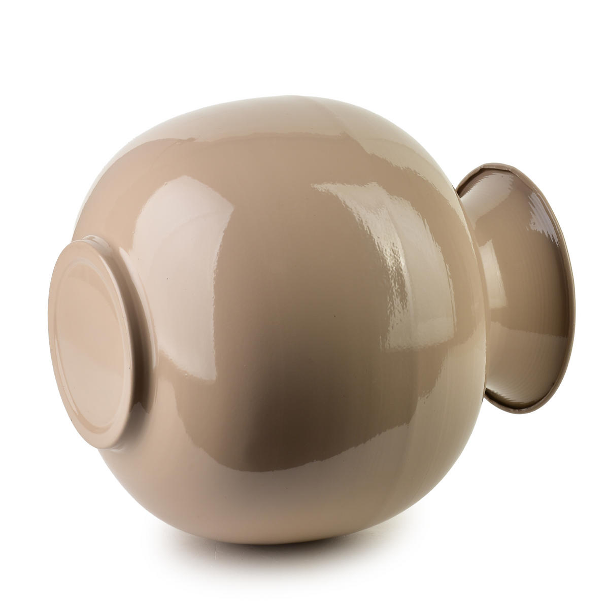VASE Roger Beige 18,5/29/34cm Metall - Beige, Metall (34cm) - Mondex