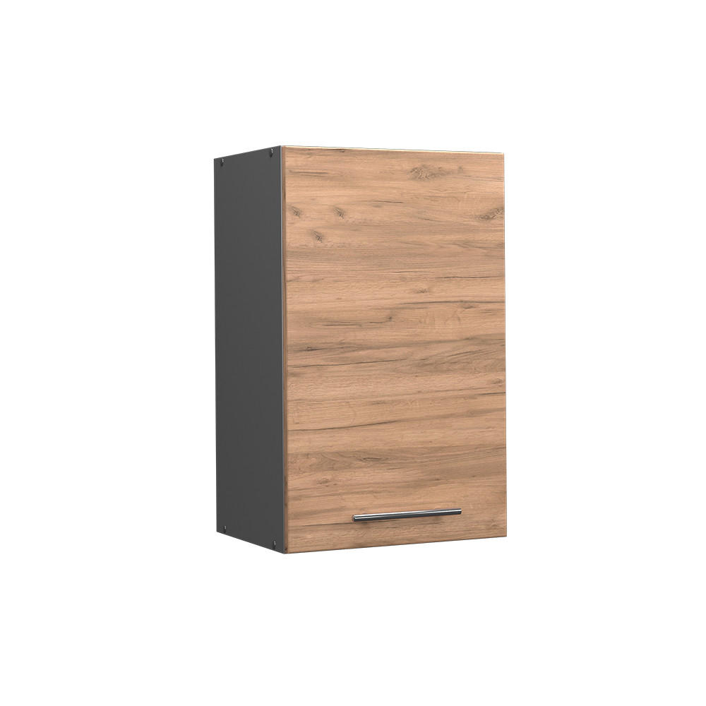 HÄNGESCHRANK Fame-Line Goldkraft Eiche 45 cm - Anthrazit/Eiche Wotan, Holzwerkstoff (45/72/34.1cm) - Vicco