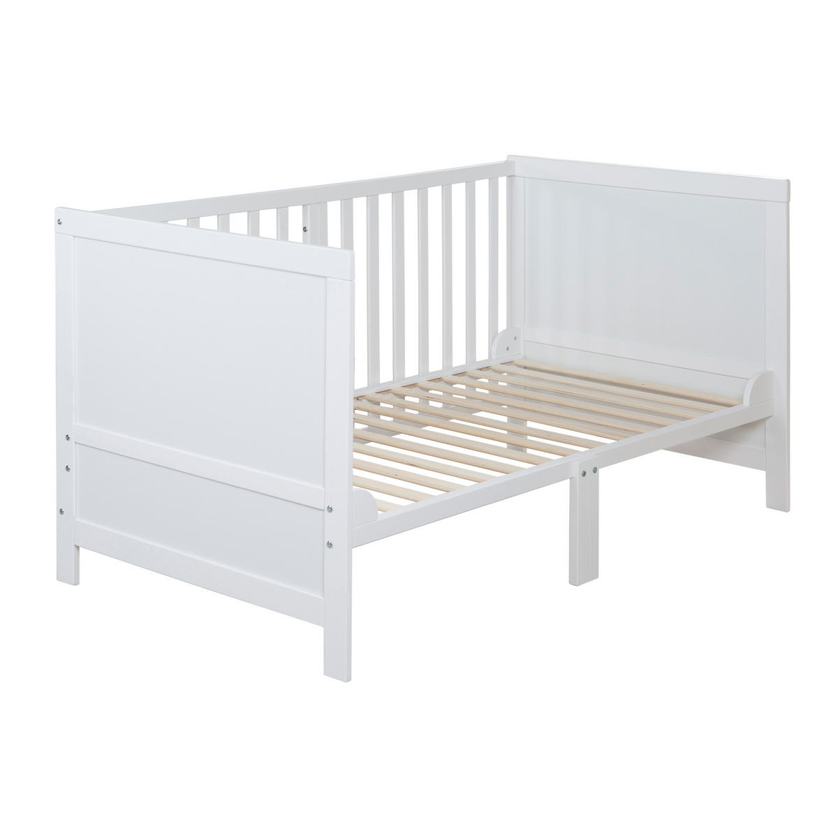 BABYBETT Easy Sleep 70 x 140 cm - Weiß, Holzwerkstoff (70/140cm) - Roba