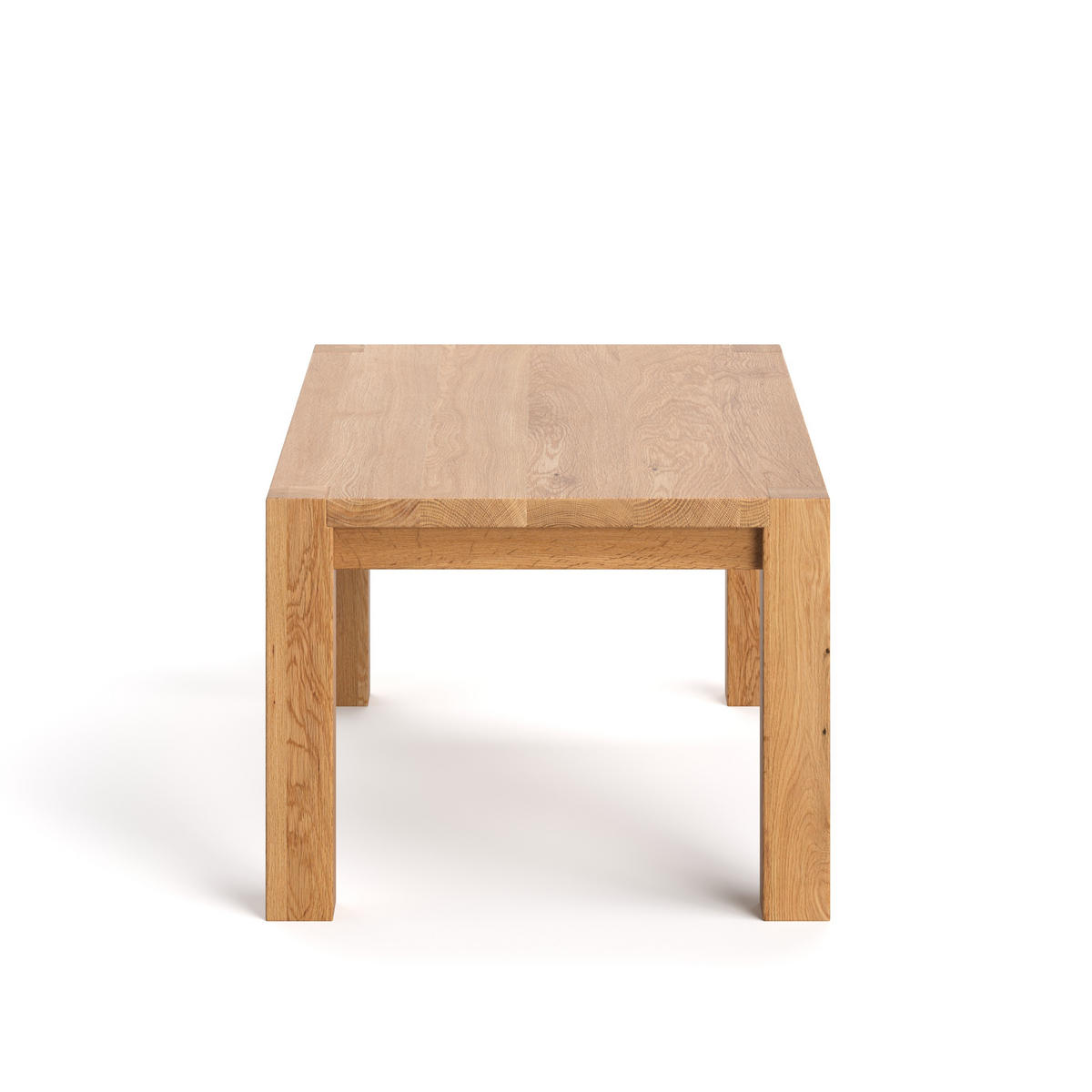 COUCHTISCH Gustav aus massivem Eichenholz 100 cm - Eichefarben/Braun, Holz (100/60/45cm) - Danzz