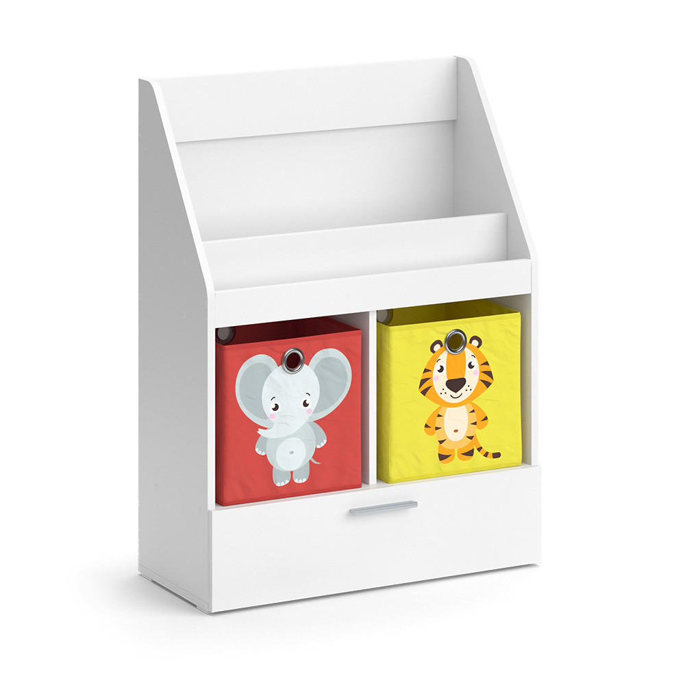 DĚTSKÁ POLIČKA Luigi Bílá - bílá, kompozitní dřevo (72/96.2/31.2cm) - Vicco