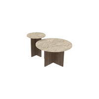 COUCHTISCH private beige - Beige, Holz (70/70/40cm) - Habitat Garten