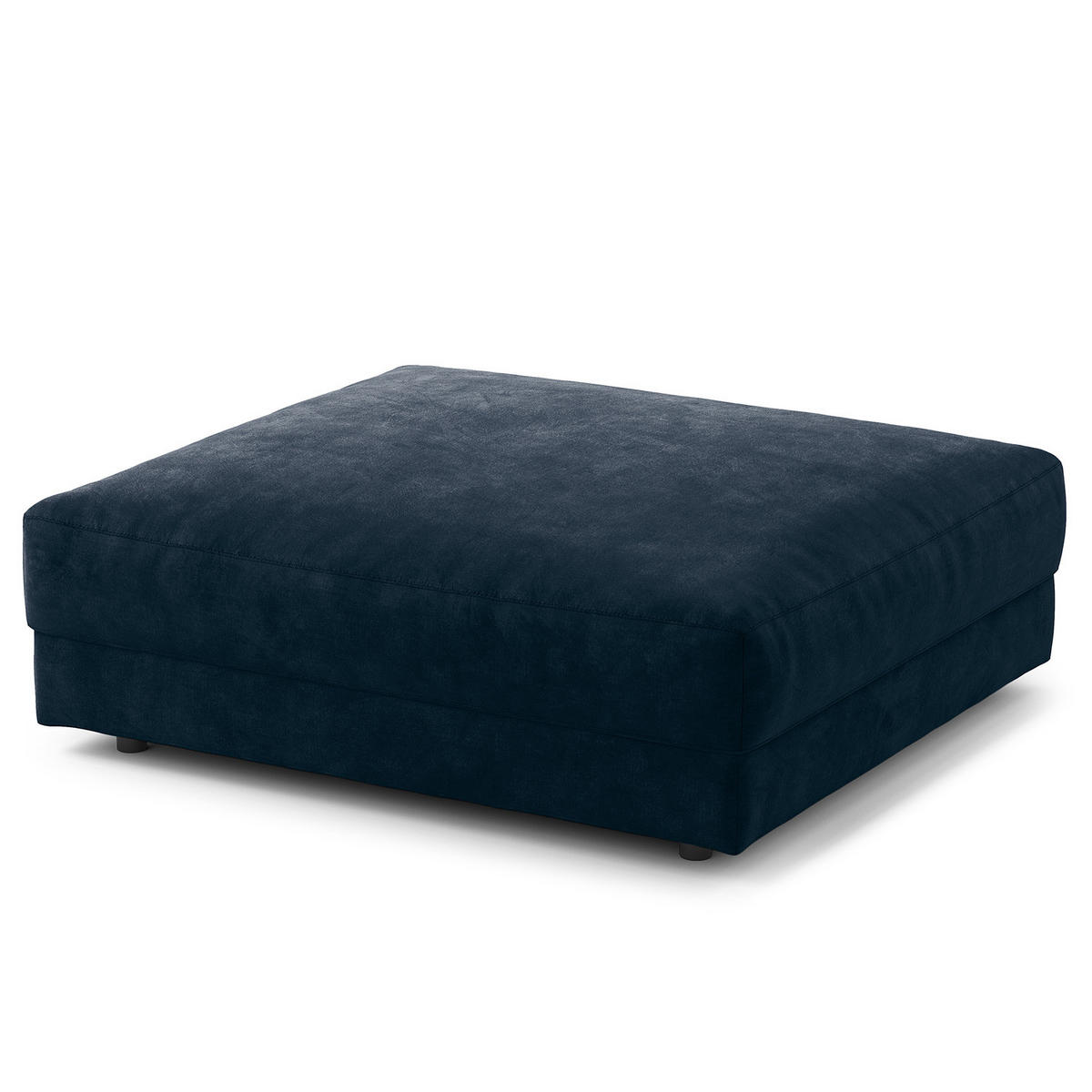 POLSTERHOCKER - Blau/Schwarz, Kunststoff/Textil (105/38/117cm) - home24