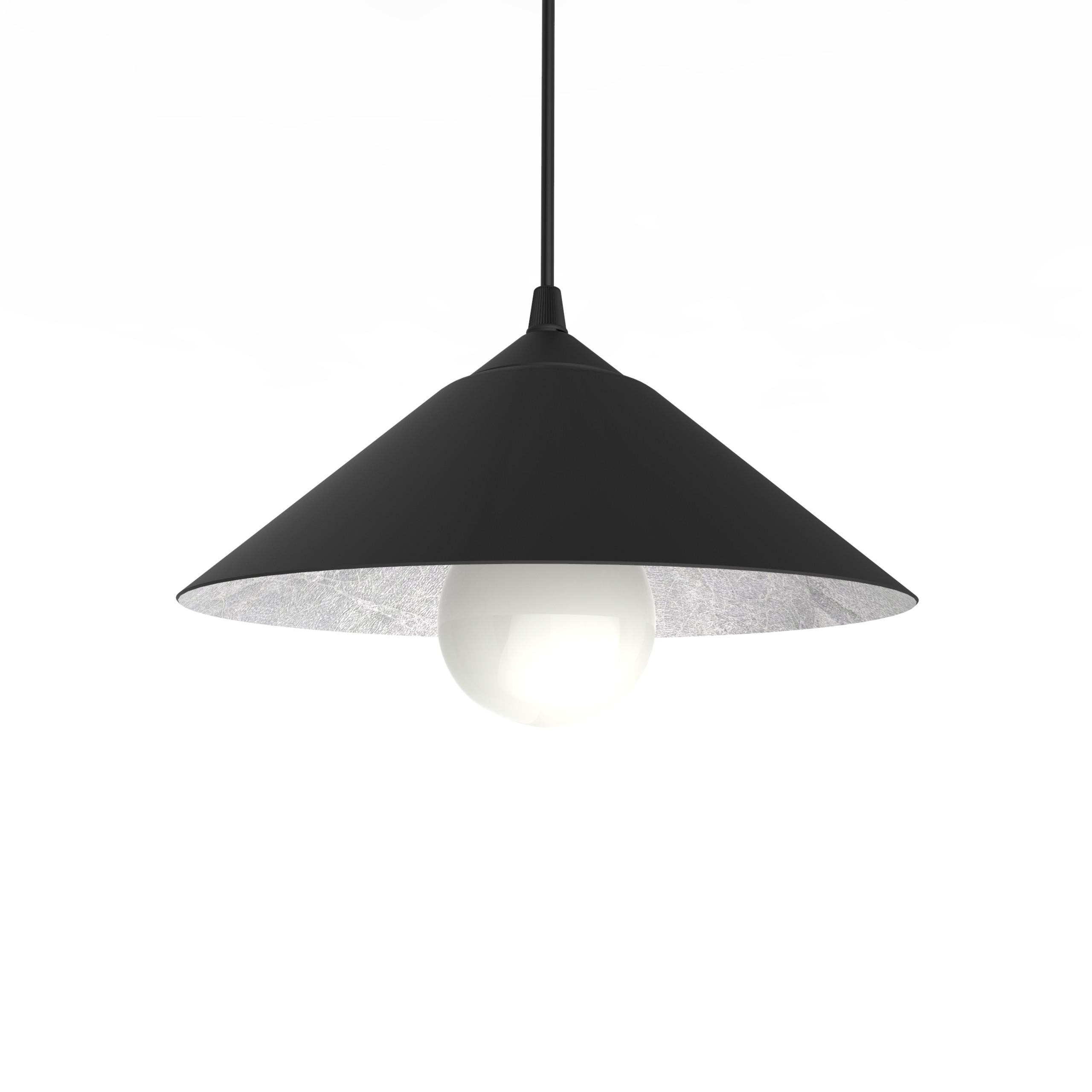 HÄNGELEUCHTE - Schwarz, Metall (25/25/10cm) - Lumicom