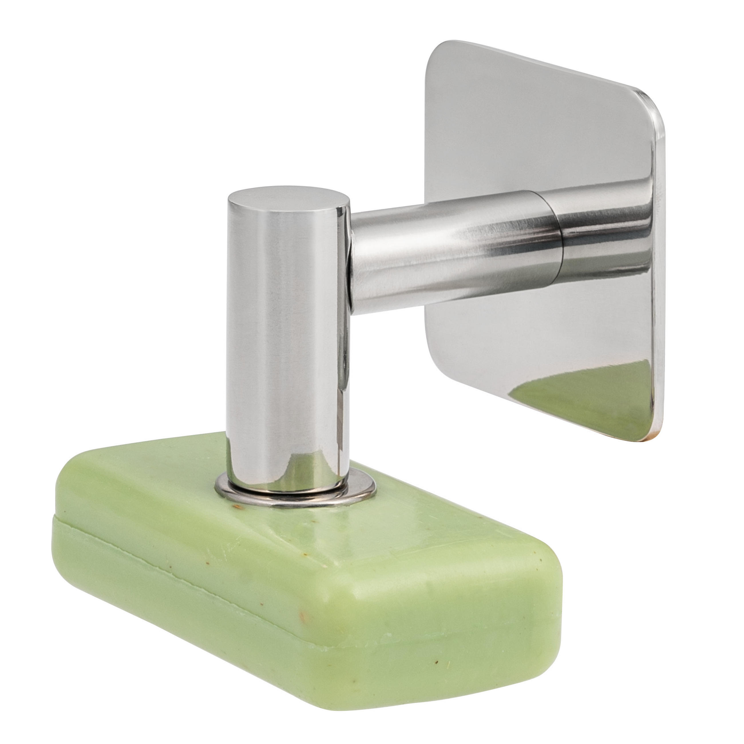 SEIFENHALTER, silber - Edelstahlfarben, Metall (6/6/6cm) - bremermann