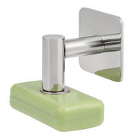 SEIFENHALTER, silber - Edelstahlfarben, Metall (6/6/6cm) - bremermann