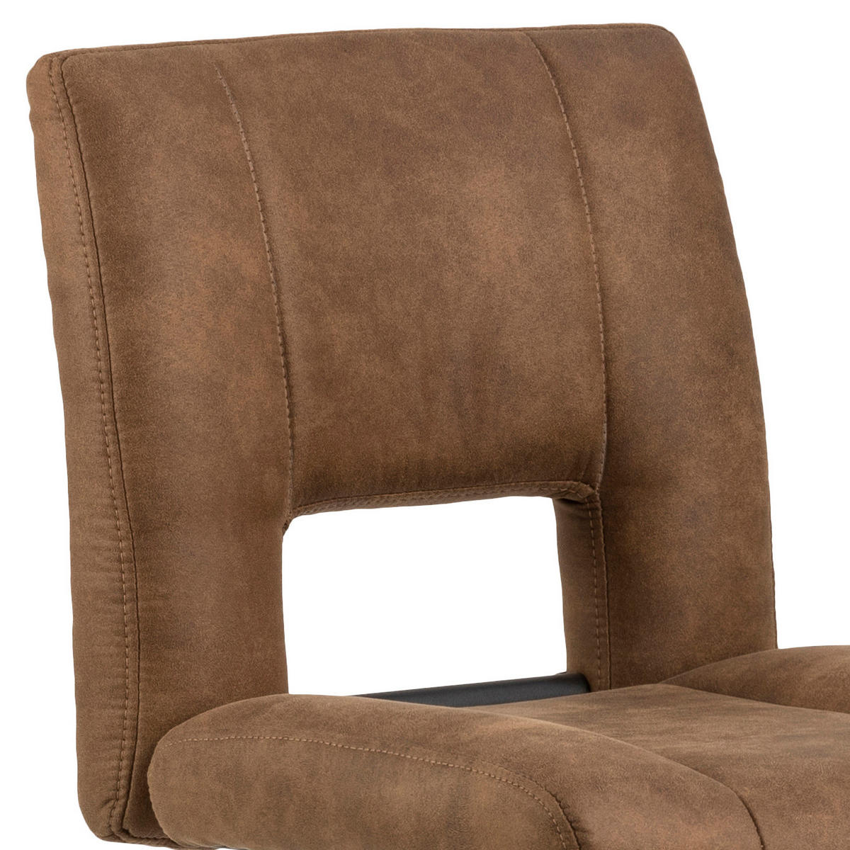 BARHOCKER, Syra, Stühle Hellbraun, Stoff, 42 x 52 x 115 cm, 2-teilig - Hellbraun, Textil/Metall (42/115/52cm) - ebuy24