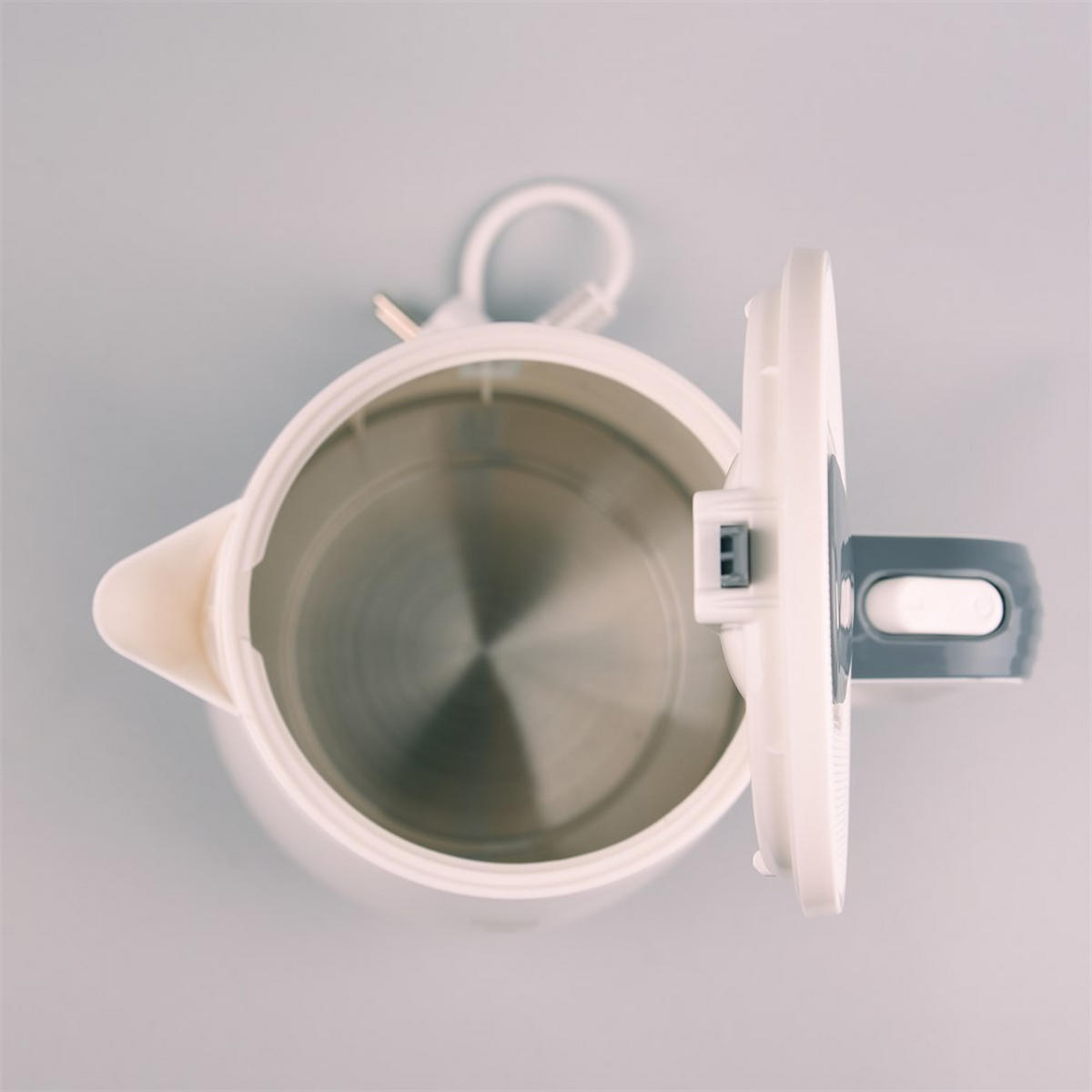 WASSERKOCHER ELEKTRISCH Weiß 19/16/21 cm MR033WHITE - Weiß, Kunststoff (16/21/19cm) - Maestro 