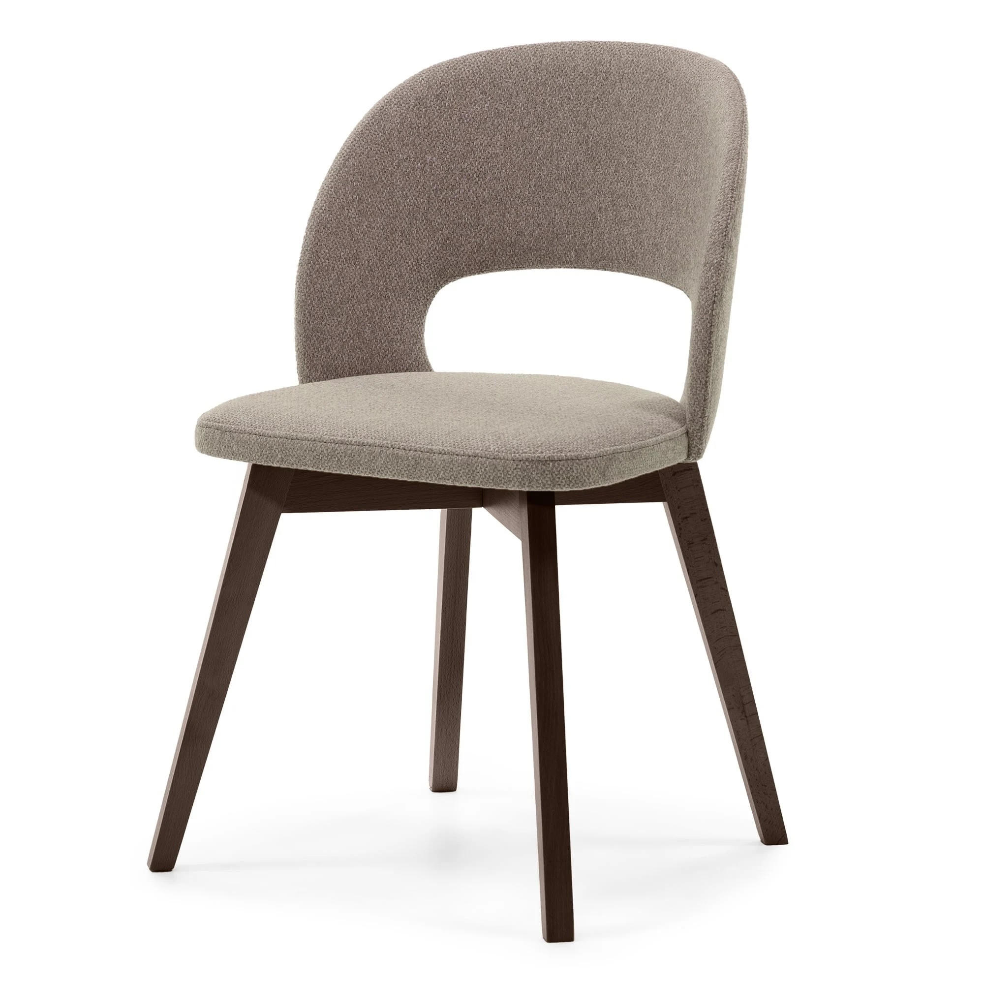 Margaret Hadas24 Stuhl Creme, Dunkelbraun 50x85x45 cm