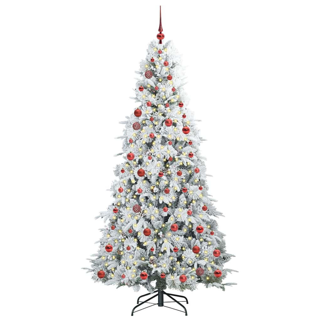 vidaXL Weihnachtsbaum Weiß 210 cm