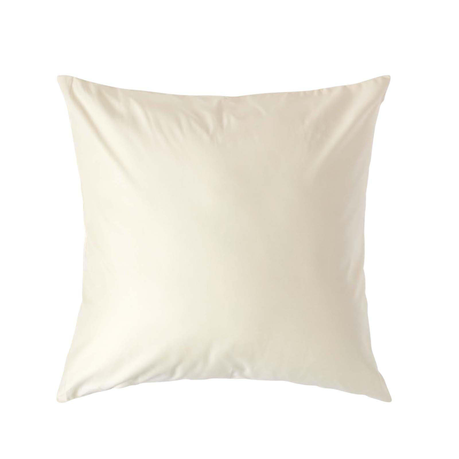Homescapes Kissenbezug Creme 60x60 cm