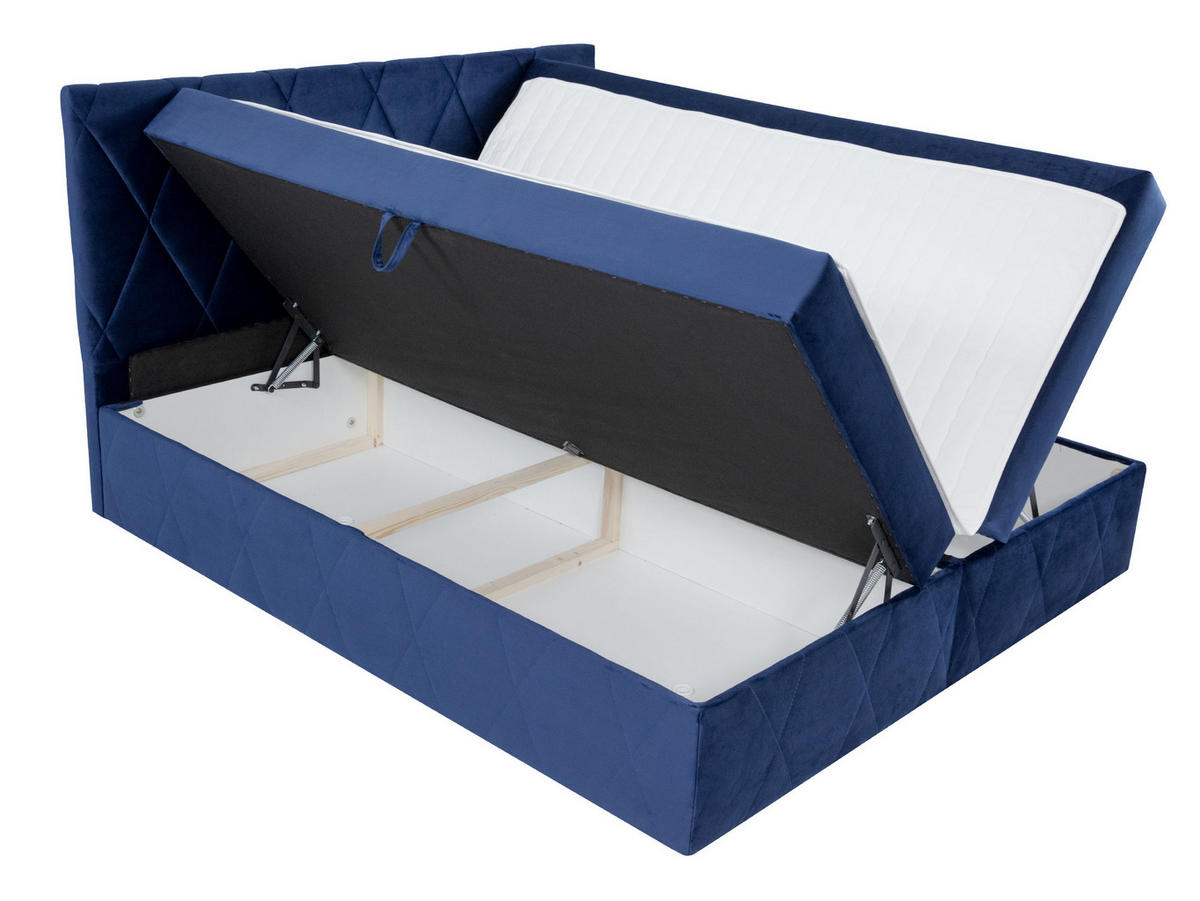 BOXBETT Simoti - Beige, Holzwerkstoff (180/200cm) - MIRJAN24