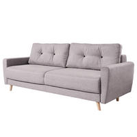 3-SITZER SOFA - Hellrosa, Textil (220/90/90cm) - home24