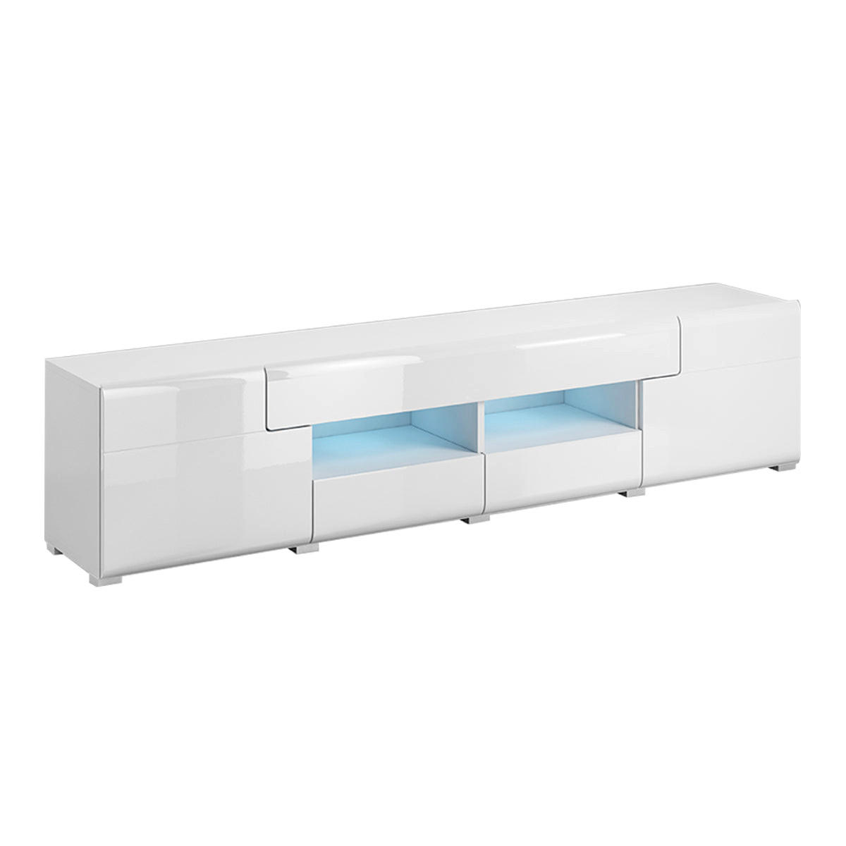 TV ORMARIĆ Jules Bijeli - bijela, drvni materijal (208/47/39cm) - Petits-meubles