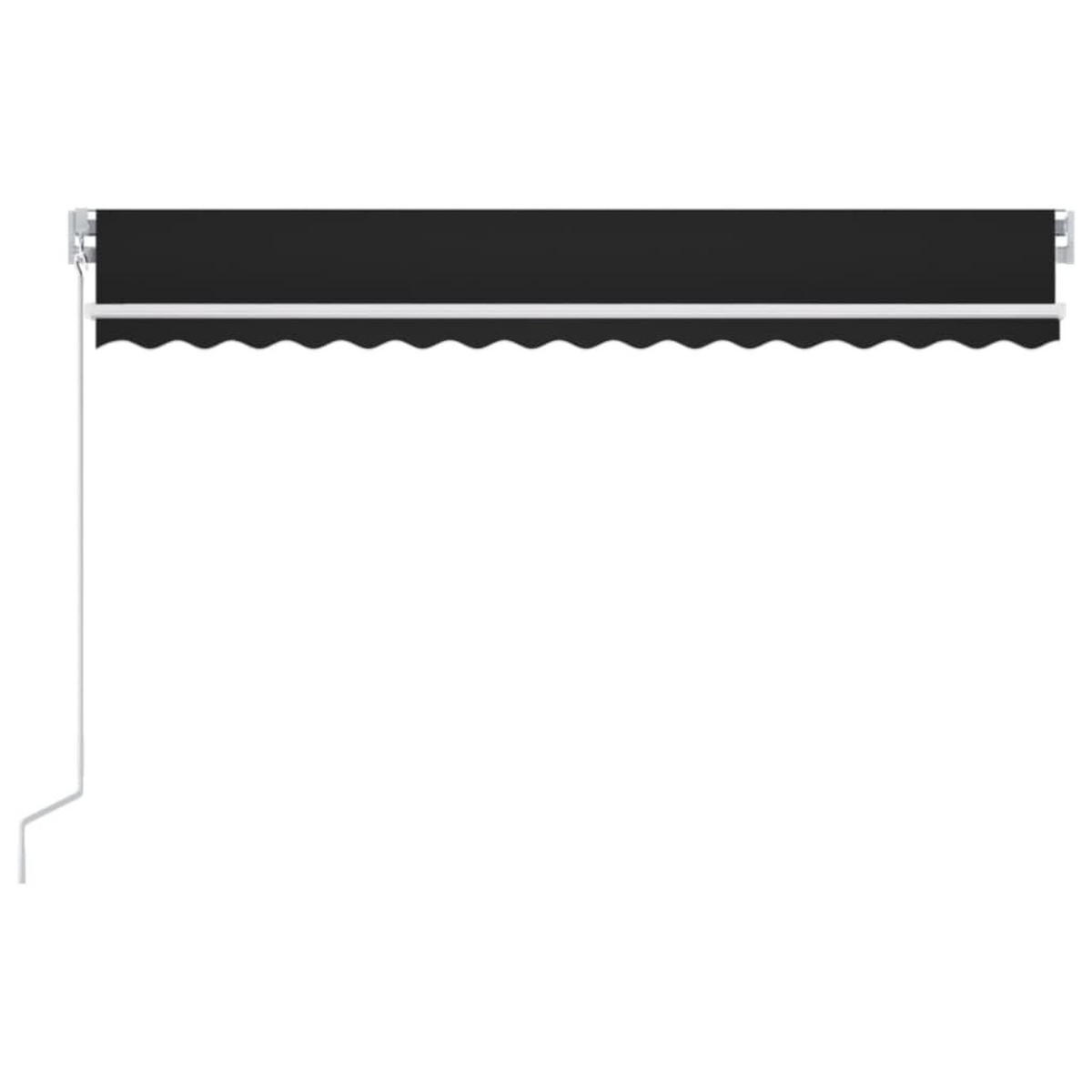 MARKISE Manuell Einziehbar 400x350 cm Anthrazit - Anthrazit, Metall (400/1/400cm) - furnicato
