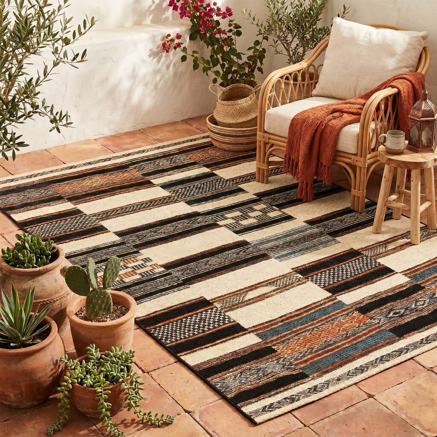 OUTDOORTEPPICH Aurora 120x180 cm - Beige, Textil (120/180cm) - Gino Falcone