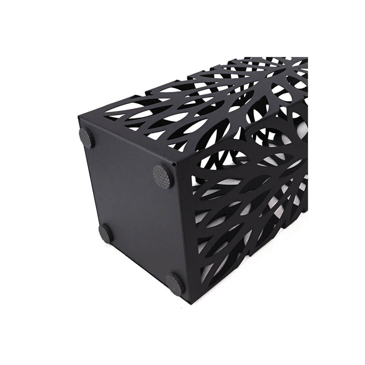 REGENSCHIRMSTÄNDER MIT HAKEN - Schwarz, Metall (15.5/49/15.5cm) - Hansiro
