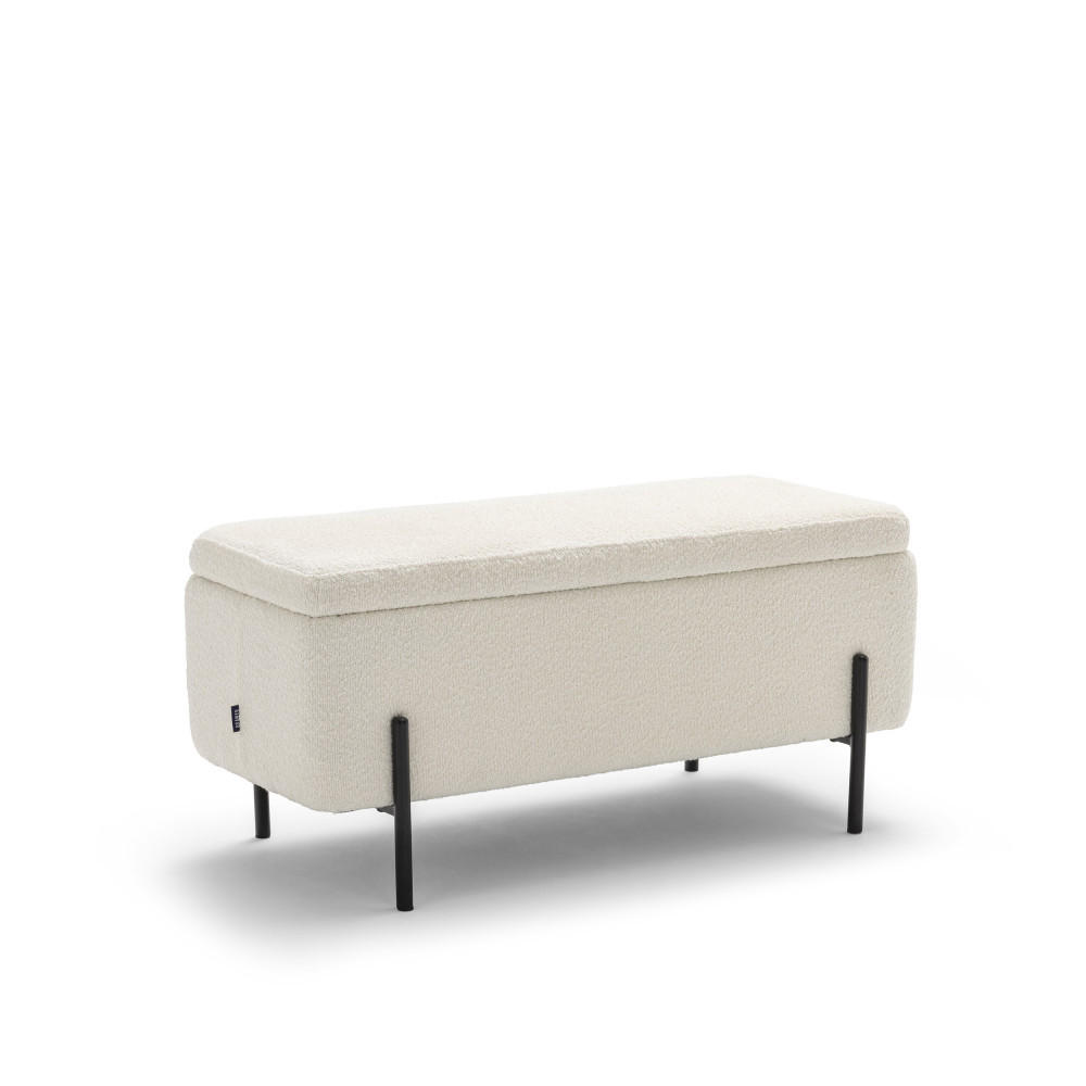Drawer Bank Weiß 100x46x44 cm