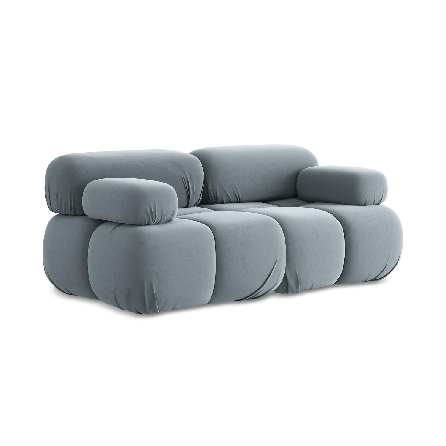LaMiaSofa 2-Sitzer-Sofa Hellblau 190x70x96 cm