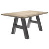 ESSZIMMERTISCH Elia 4 200 x 100 x 75 Esstisch Graphit/Eiche Sägerau - Sonoma Eiche, Holz (200/100/75cm) - 58aufmkessel