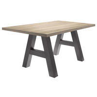 ESSZIMMERTISCH Elia 4 180 x 90 x 75 Esstisch Graphit/Eiche Sägerau - Sonoma Eiche, Holz (180/90/75cm) - 58aufmkessel