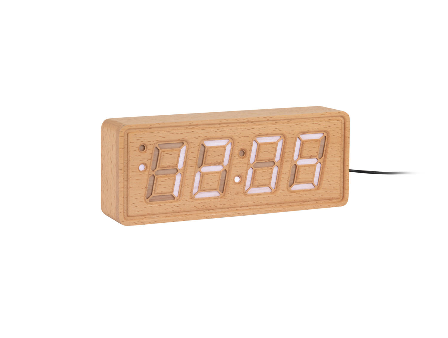 WECKER Solid 20/4/8 cm - Hellbraun, Holz (4/8/20cm) - Karlsson