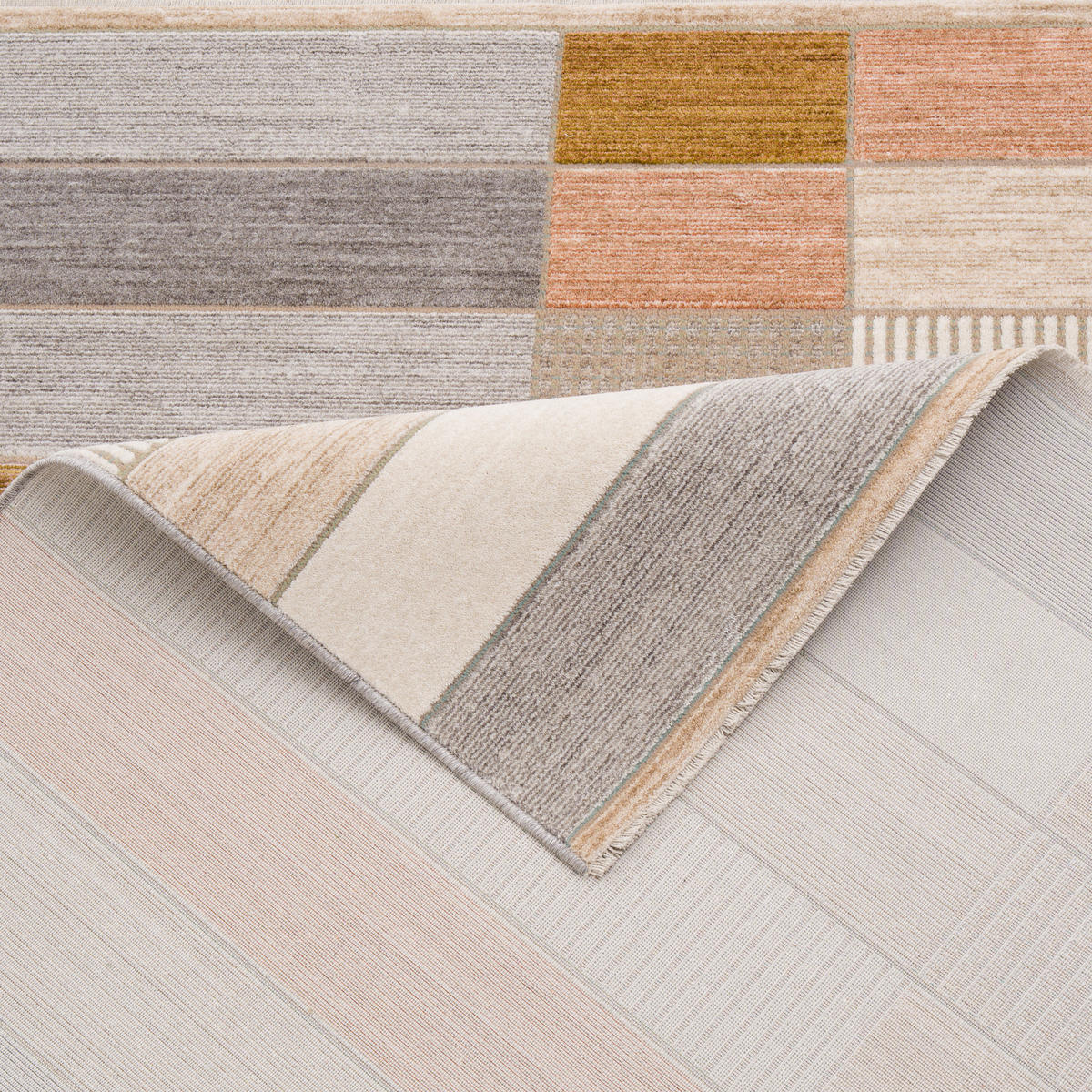 VINTAGE TEPPICH SORENA - Silberfarben, Textil (120/175cm) - Pergamon