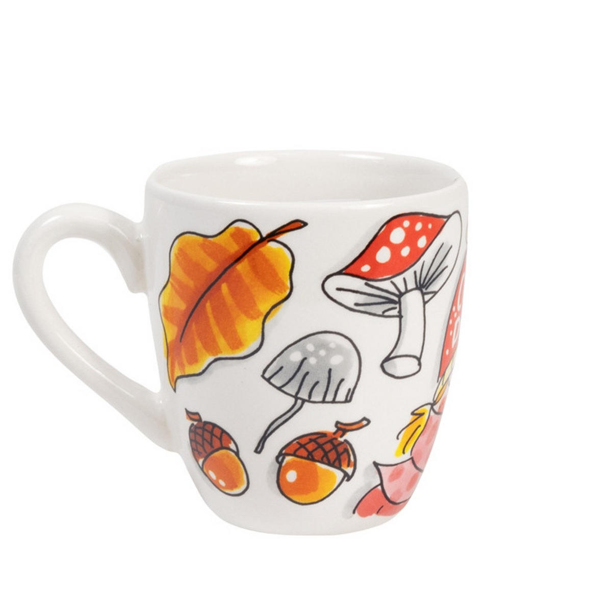 MINI-BECHER Herbst in Bunt - 200 ml - Multicolor, Keramik (0.2L) - Blond Amsterdam