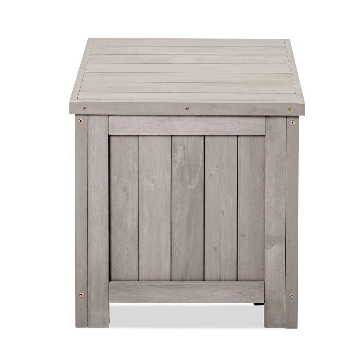 GARTENBOX HILLE mit Klappdeckel 45*45*45 cm - Grau, Holz (45/45/45cm) - butenkist