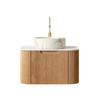 WASCHTISCH Holzfarben/Weiß 61/48/49.1 cm - Naturfarben, Holz (61/49.1/48cm) - PANGIVO