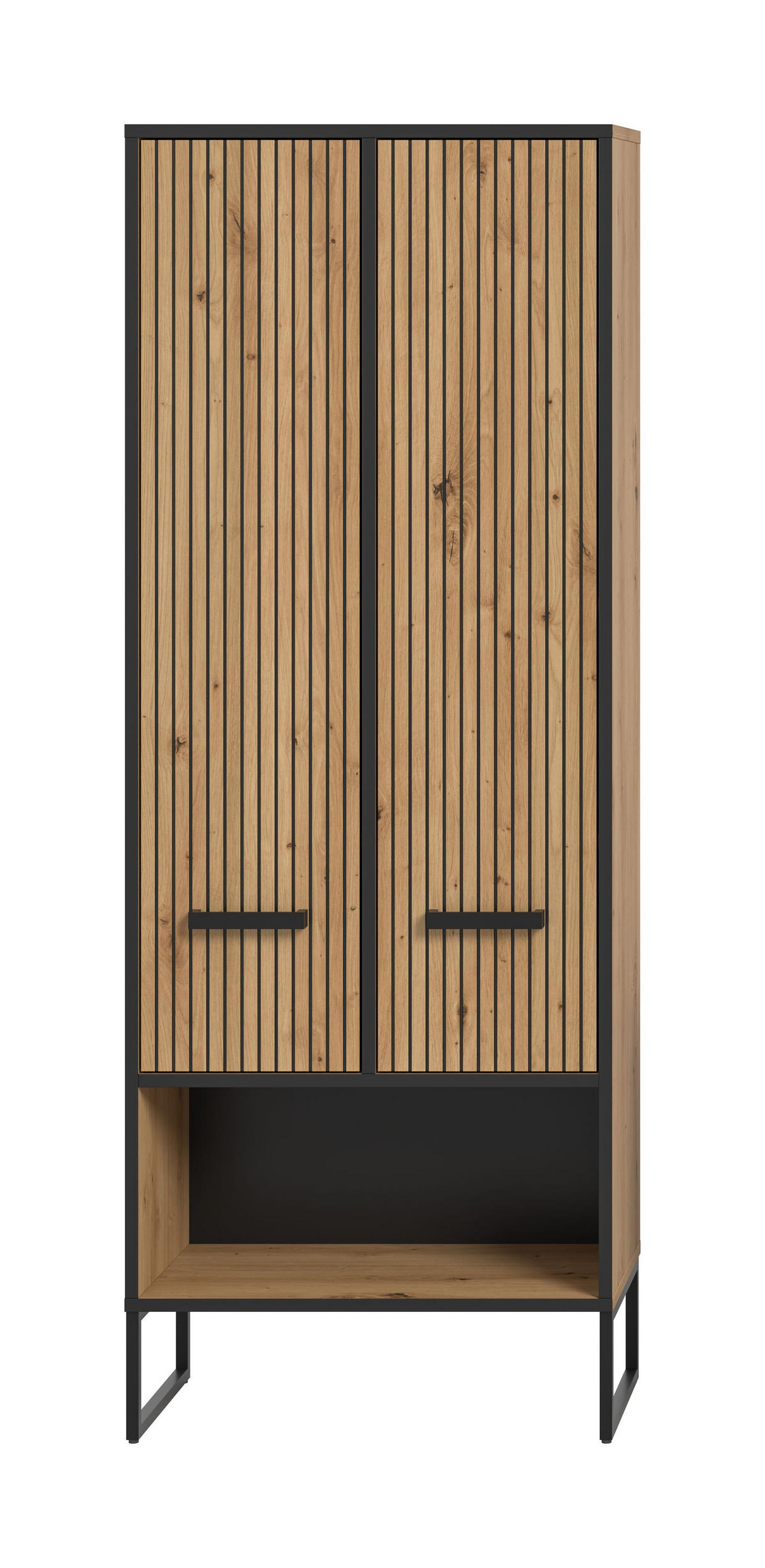 HOCHSCHRANK breit BAGNO (B/H/T: ca. 59/159/32 cm) in Artisan Oak Nachbildung/Artisan Oak Nachbildung - Eiche Artisan, Holzwerkstoff (59/159/32cm)