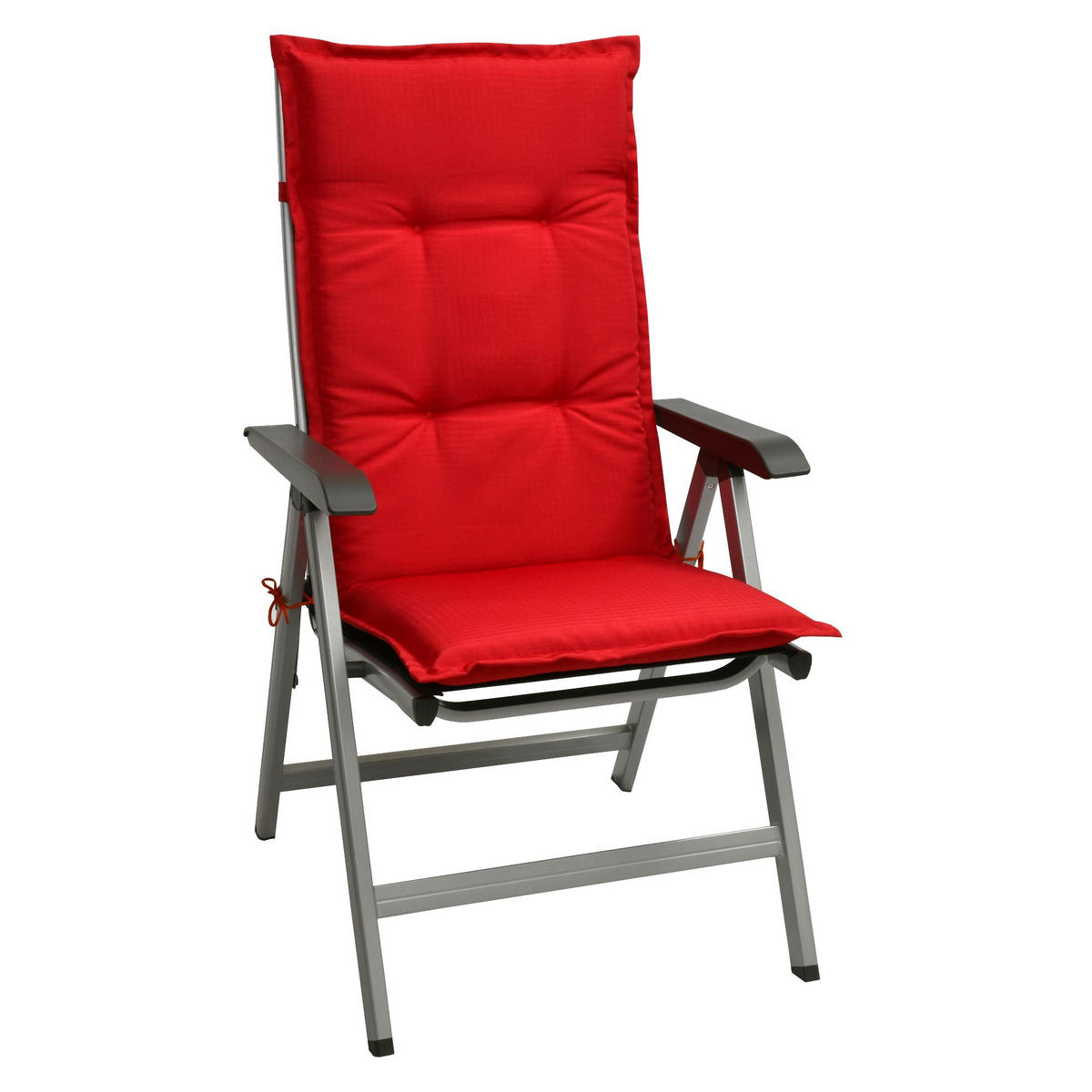 HOCHLEHNERAUFLAGE Base HL 120/50/6cm Rot - Rot, Textil (50/6/120cm) - Beautissu 