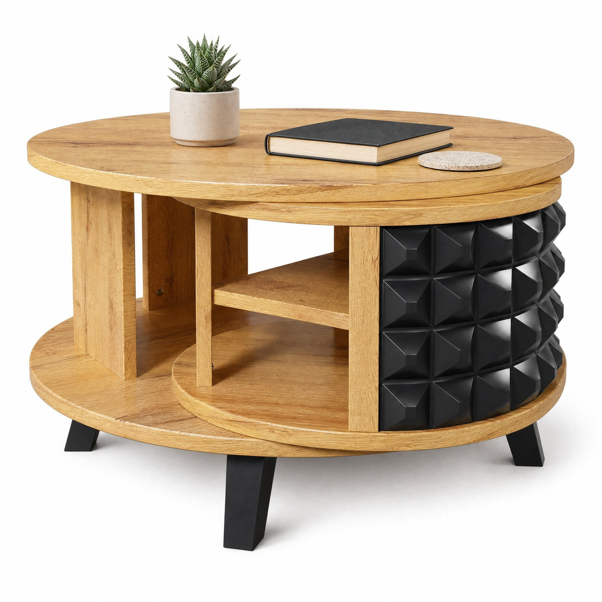 Ivmeu Couchtisch Natur 80x45.2x82.5 cm