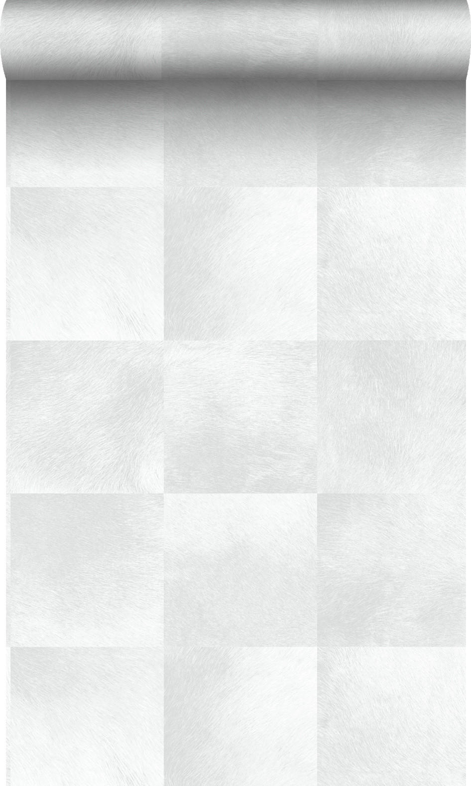 TAPETE Pelzmuster 53 cm x 10.05 m - Grau, Papier (53/1000cm) - Origin Wallcoverings