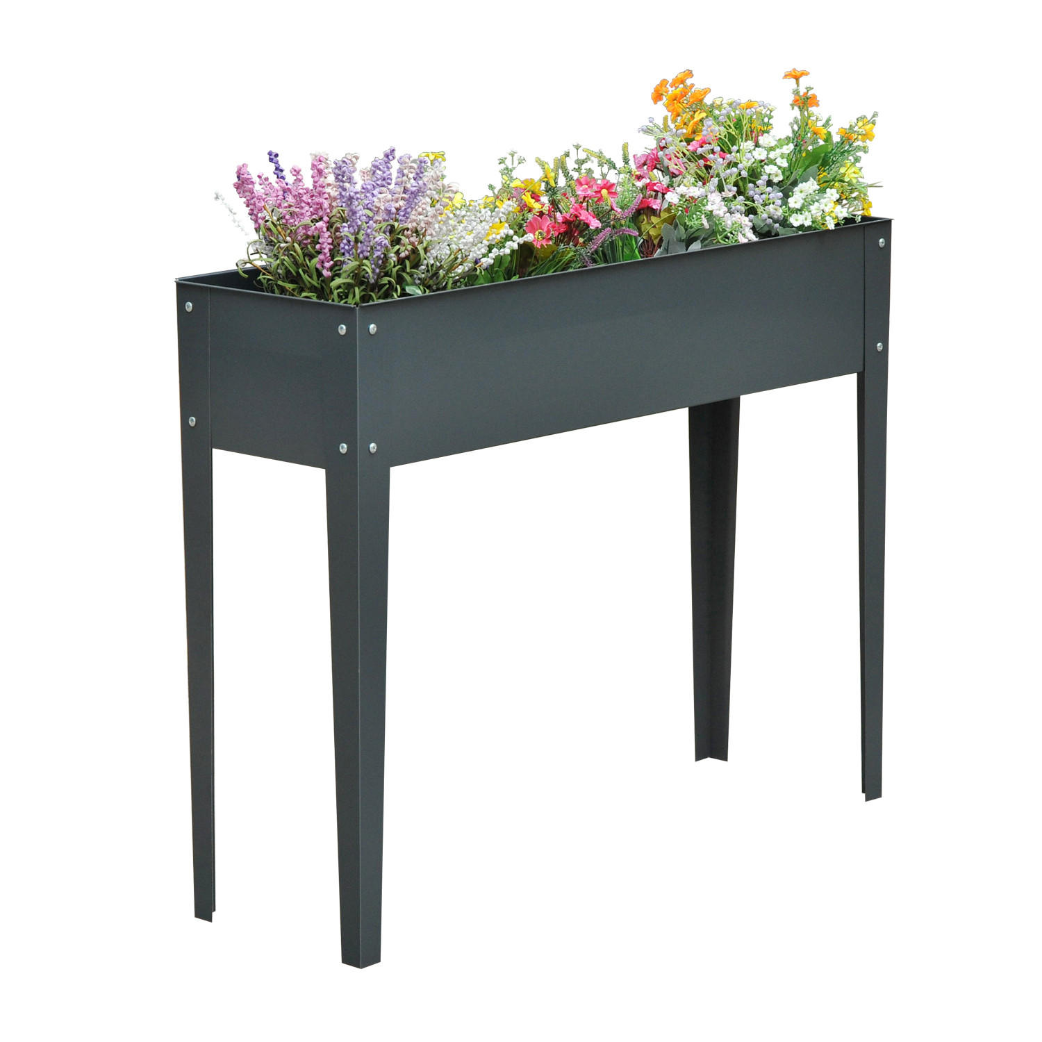 Forious Hochbeet, Mehrfarbig 100x80x30 cm