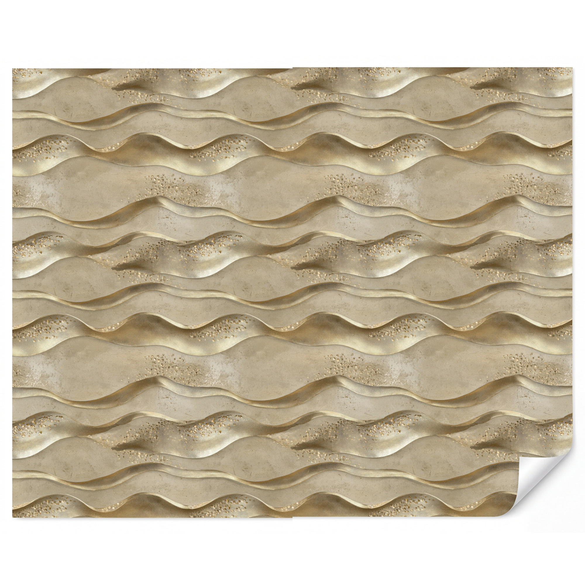 OnlyWow Tapete Gold 300x240 cm