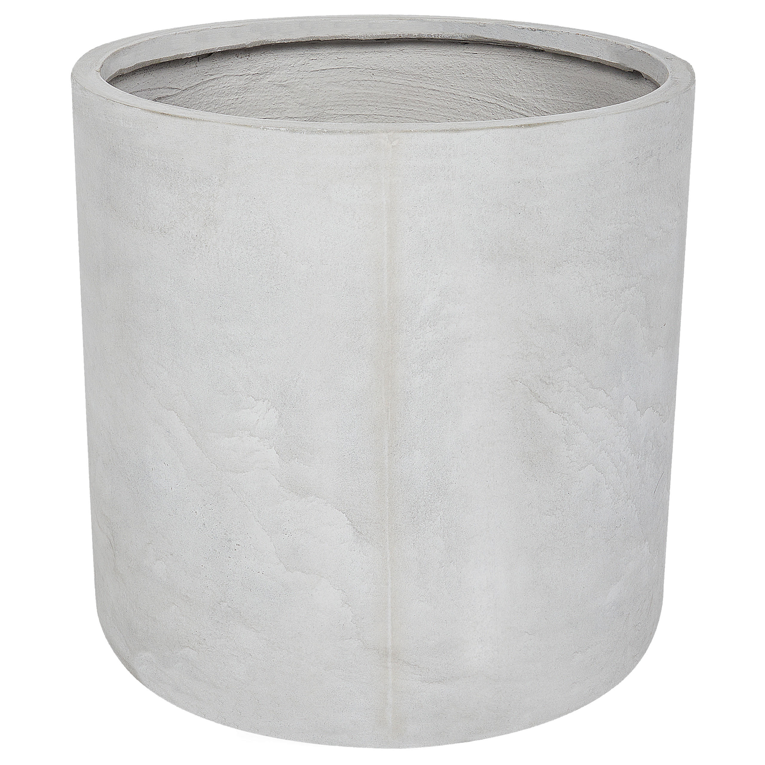 BLUMENTOPF Grau Messene - Grau, Naturmaterialen (50cm) - Beliani