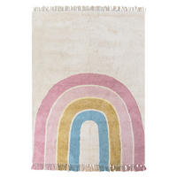 DĚTSKÝ KOBEREC Barevný 140/200 cm Bavlna Tatarli - béžová, textil (140/200cm) - Beliani