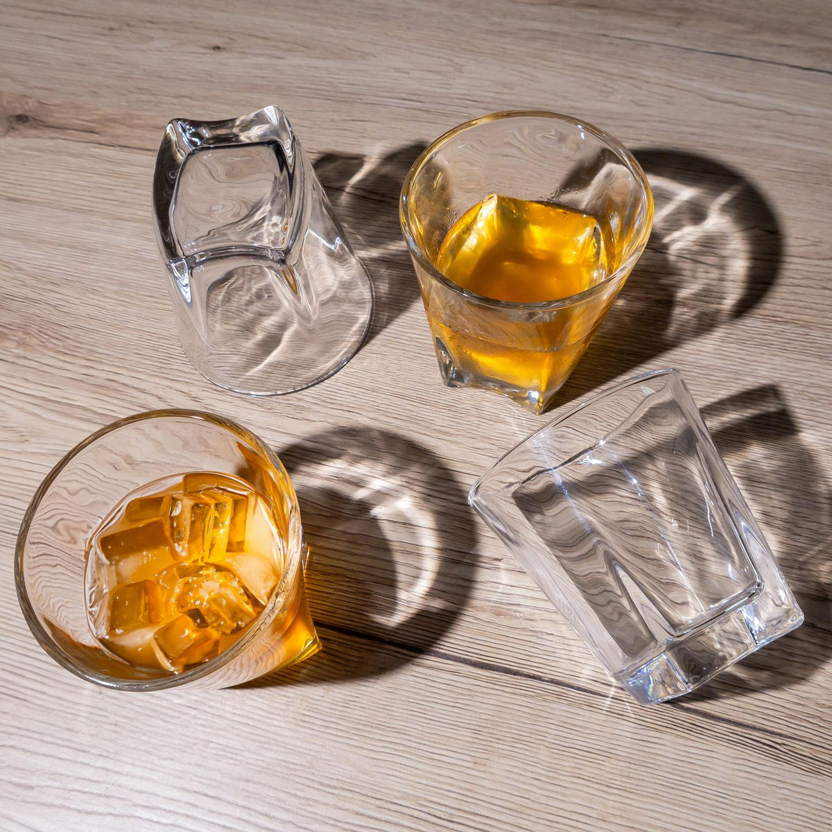 WHISKY GLAS Set (4-tlg.) - Transparent, Glas (0.3L) - Intirilife