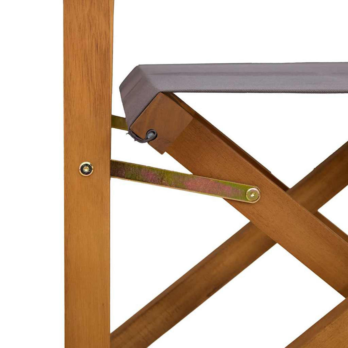 REGIESTÜHLE 2er Set Massivholz Akazie - Dunkelgrau, Holz (55/88/56cm) - vidaXL
