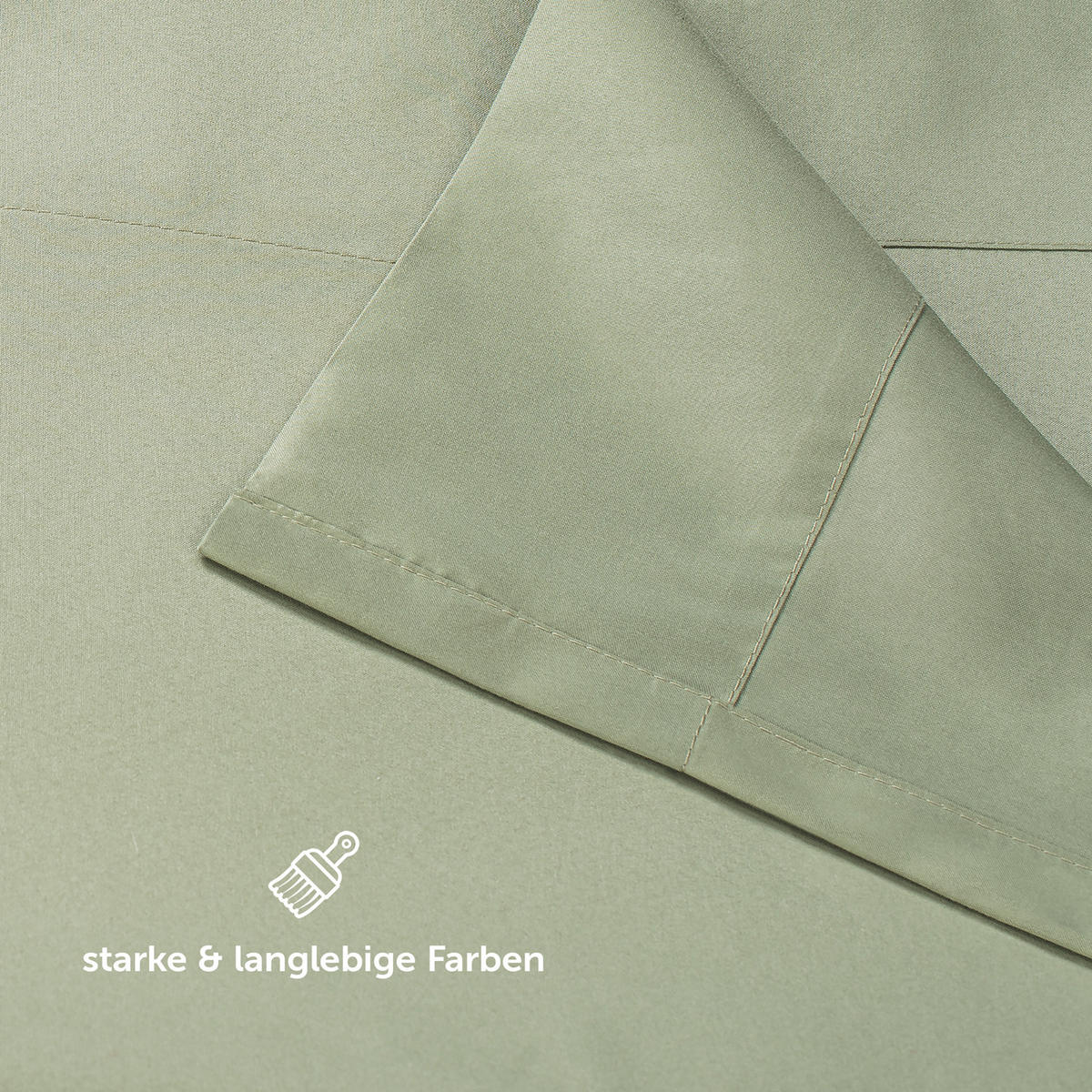 BETTTUCH ohne Gummi 240/275 cm, in Hellgrün - Hellgrün, Textil (275/240cm) - Blumtal