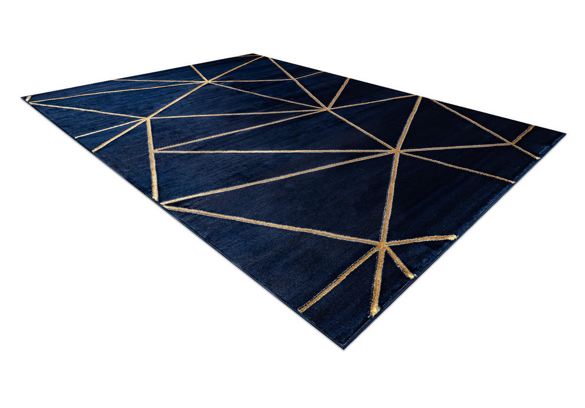 TEPPICH Emerald 120/170 cm - Blau, Textil (120/170cm) - rugsX