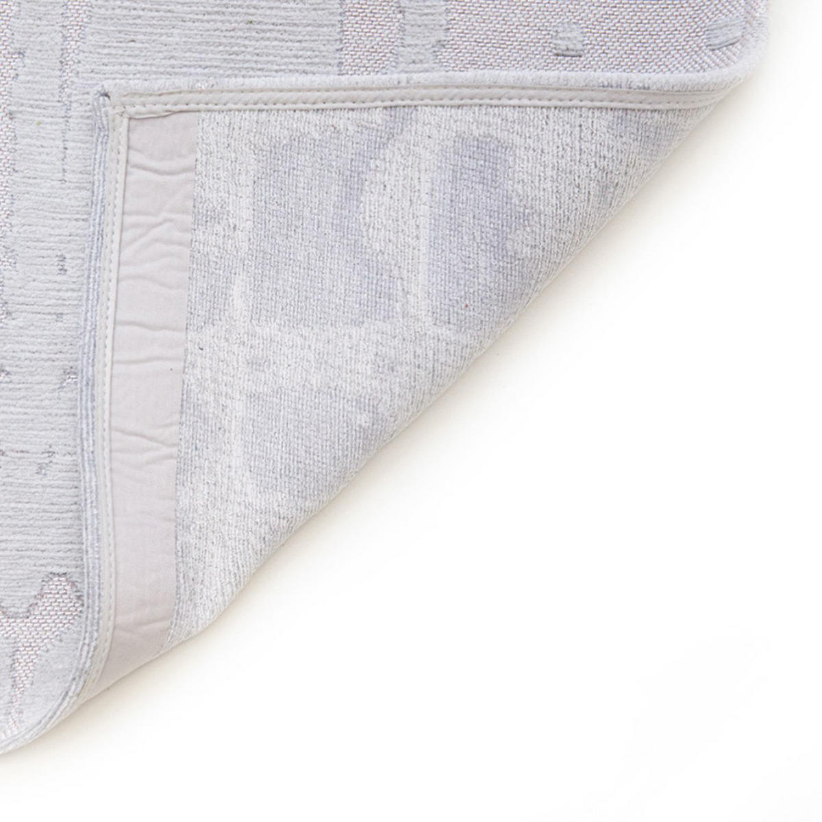 TEPPICH Tsingy Oyster Structures Baobab 80/250 cm - Grau, Textil (80/250cm) - Louis De Poortere