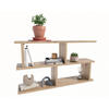 WANDREGAL LUNA 2 Versionen Artisan Eiche 85/18/49,4 cm - Eiche Artisan, Holzwerkstoff (85/49.4/18cm) - Matkam Möbel