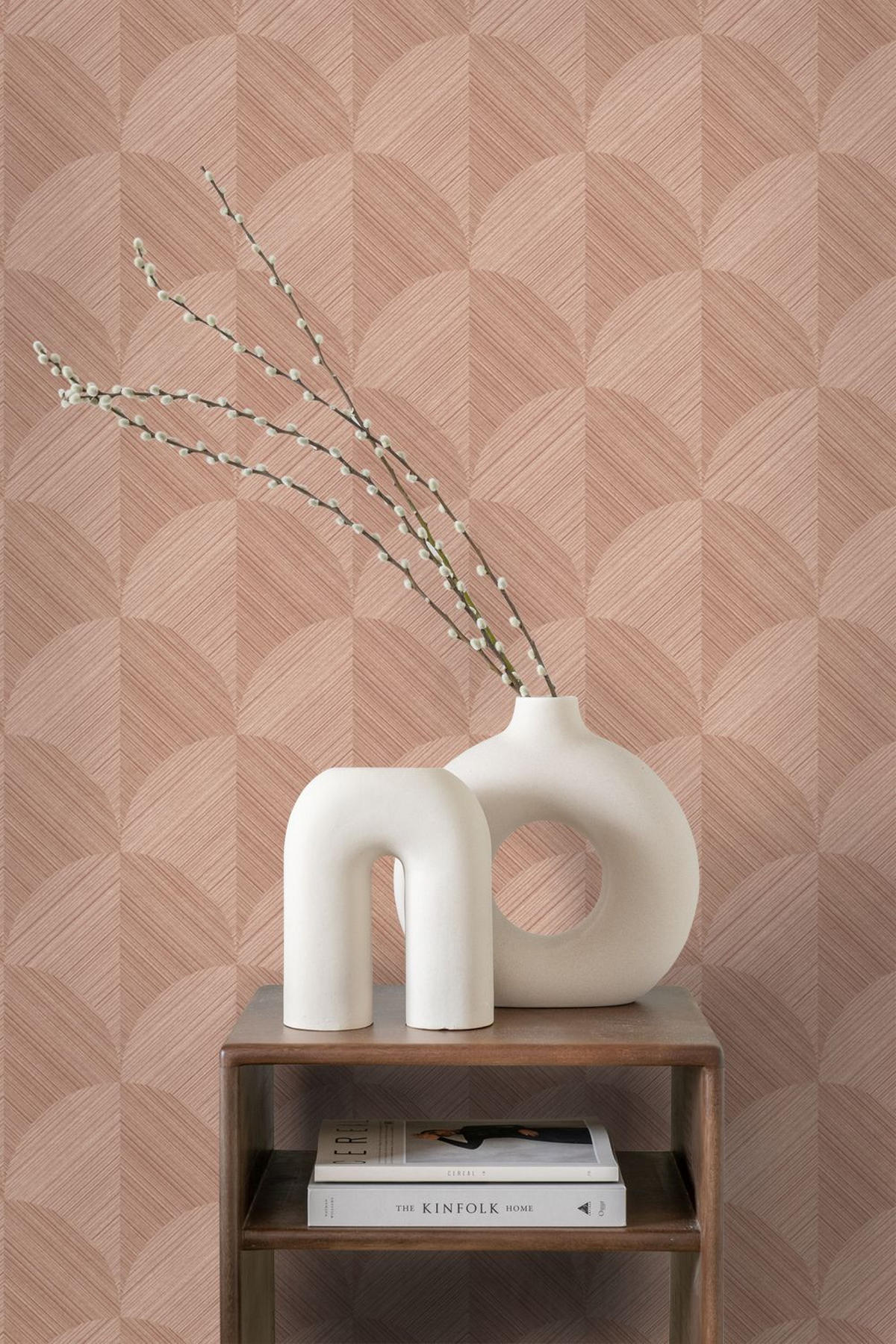 TAPETE 3D Muster 53 cm x 10.05 m - Terracotta, Papier (53/1000cm) - Origin Wallcoverings