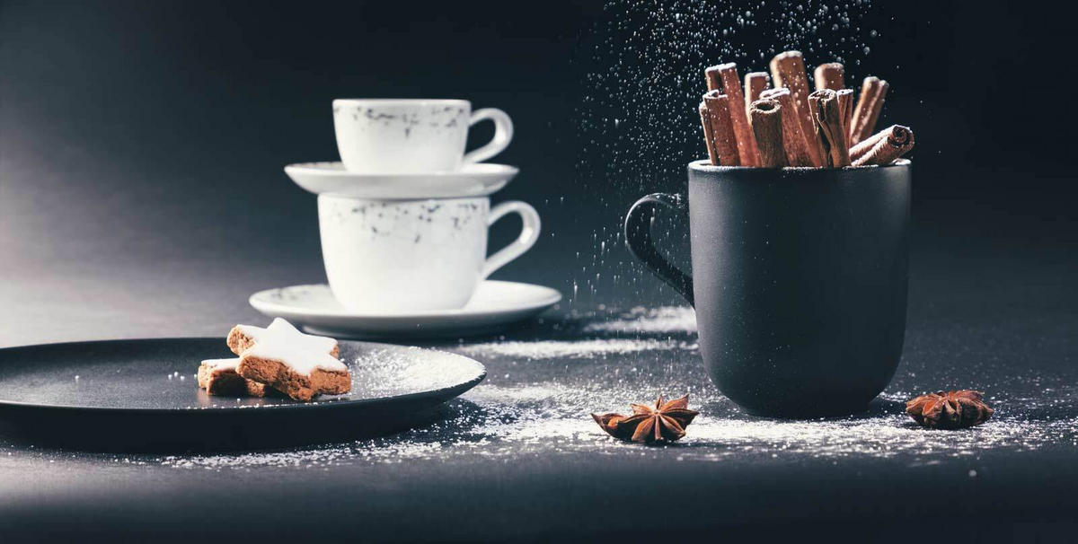 KOMBISERVICE Liberty Brace weiß-grau 30er Set - Weiß/Grau, Keramik (1/1/1cm) - Seltmann Weiden