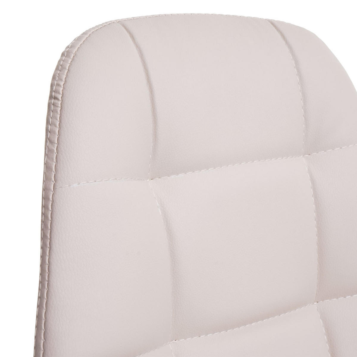 BARHOCKER 2er-Set gepolstert und höhenverstellbar mit Lehne Sitzhöhe 61cm Creme-Beige Kunstleder - Creme, Kunststoff (43/115/47cm) - PROREGAL