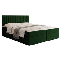 BOXBETT Tirulo - H3 - Smaragdgrün/Schwarz, Holzwerkstoff/Kunststoff (180/200cm) - MIRJAN24