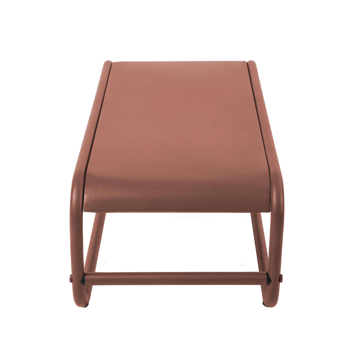 BEISTELLTISCH, terrakotta - Braun, Metall (85/40/30cm) - Oviala