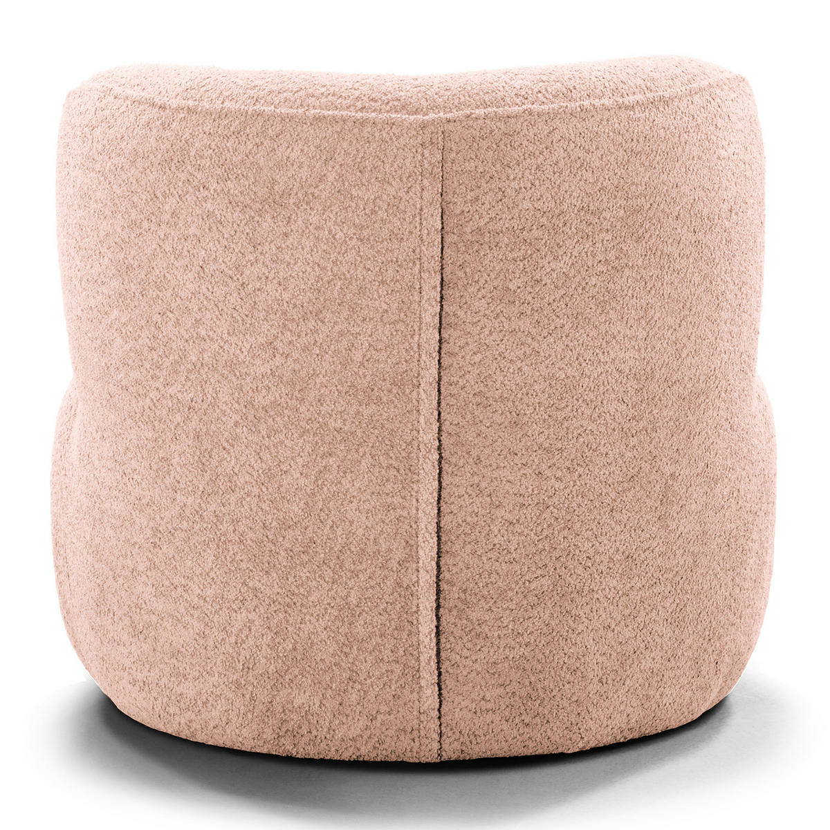 SESSEL - Mauve/Schwarz, Kunststoff/Textil (78/75/84cm) - home24